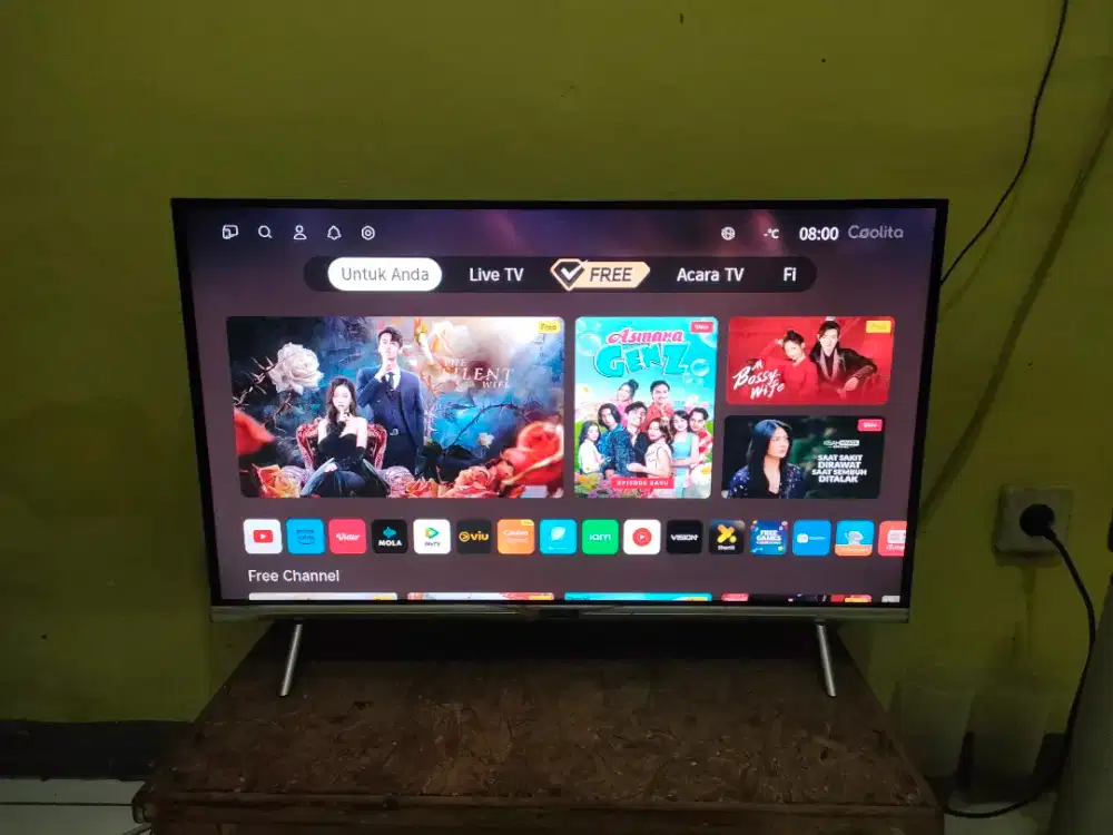 Tv LED YouTube Netflix coocaa 32in