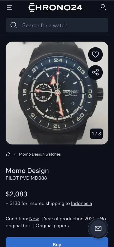 PILOT PVD MD088 original mulus
