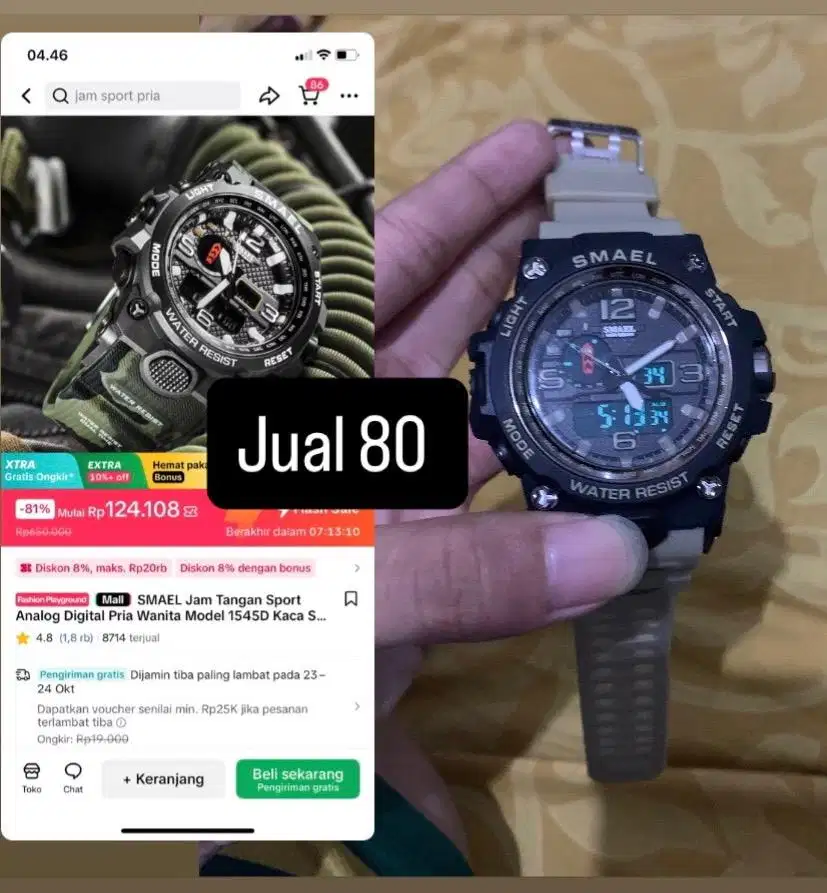 Jam tangan SMAEL pria