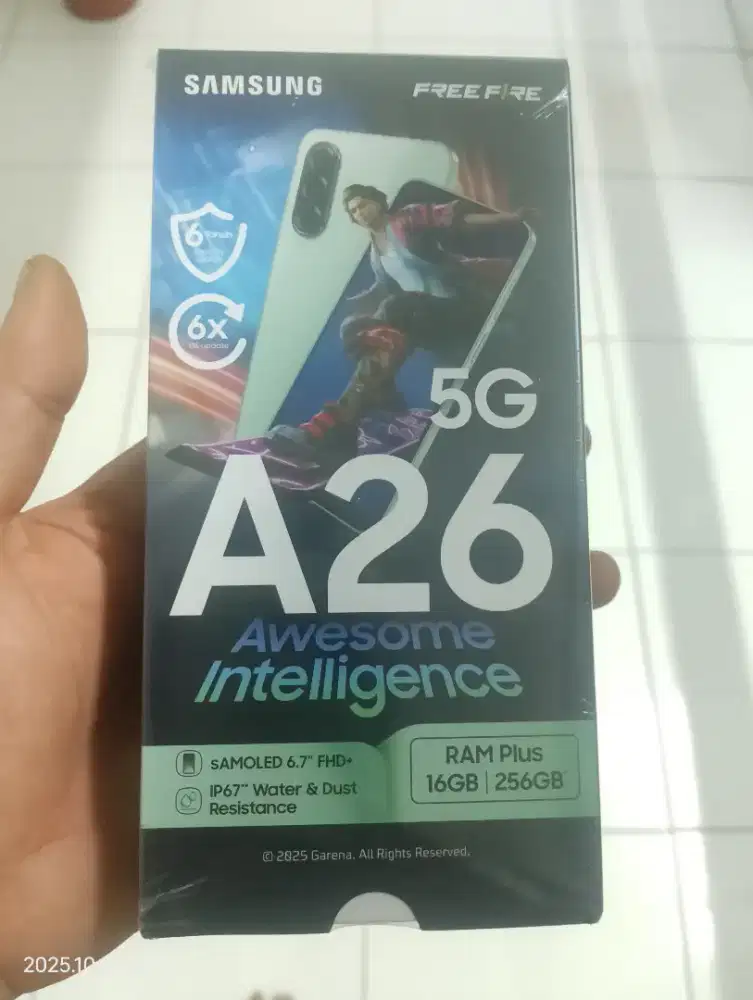 Samsung A26 5G new belum buka segel plastik