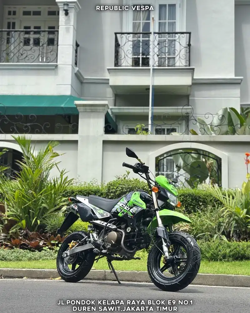 KAWASAKI KSR 110 TH 2013 WARNA HIJAU