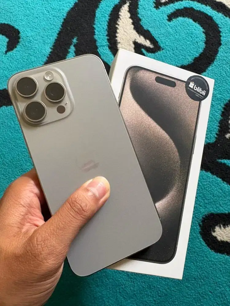 Iphone 15 pro max 256 ex resmi indonesia