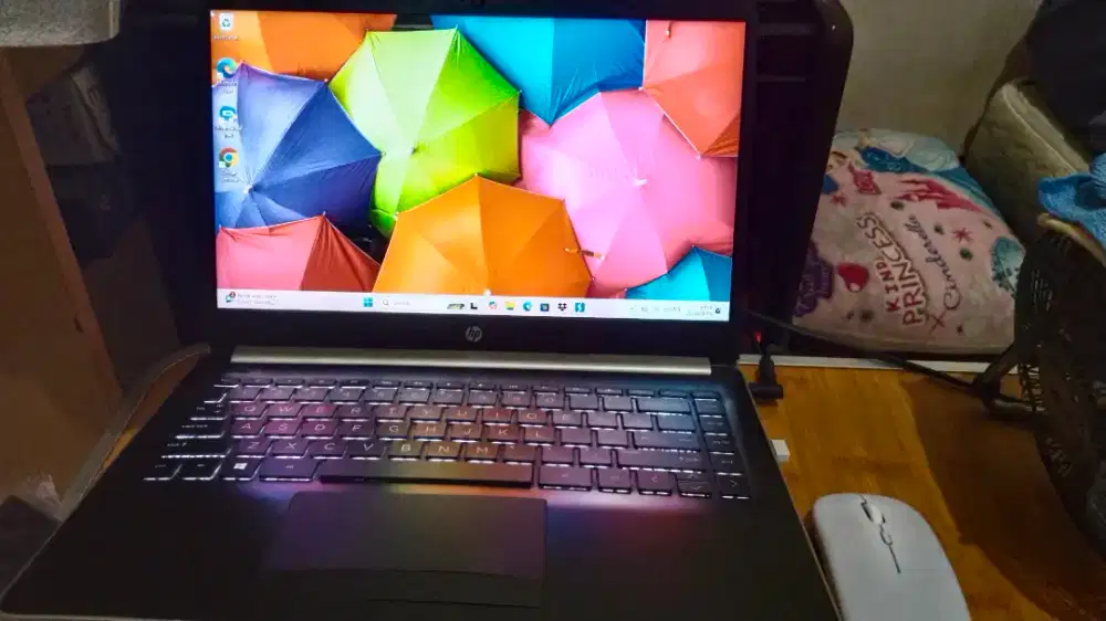 Laptop HP Murah, SSD 256+ 1 TB HDD, HP Laptop 4s-dk0115AU