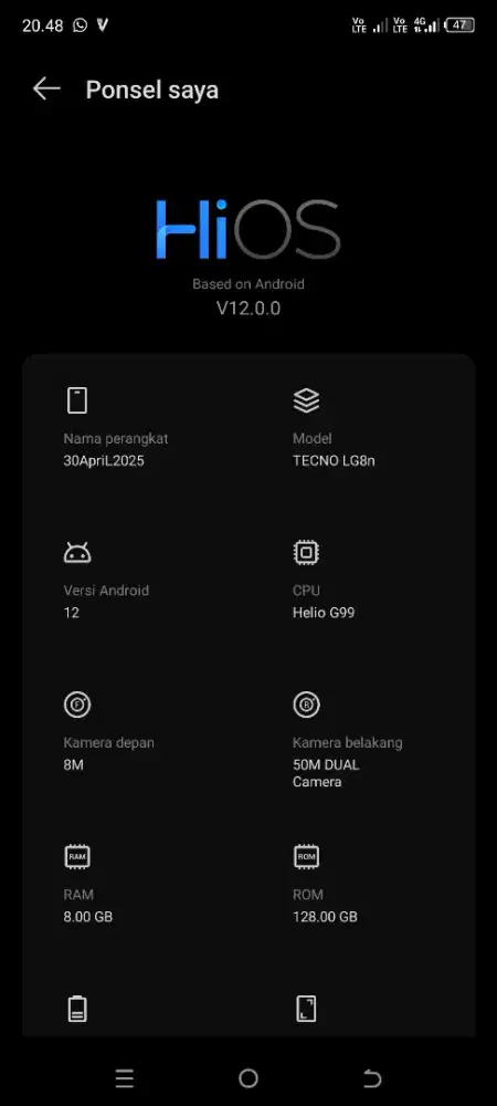 pova 4 pro 8/128