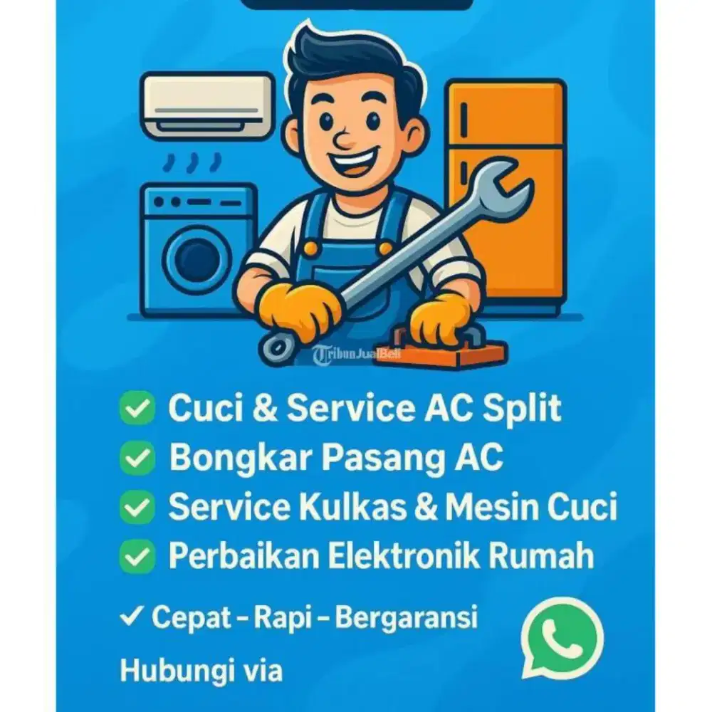 Servis ac dan kulkas panggilan