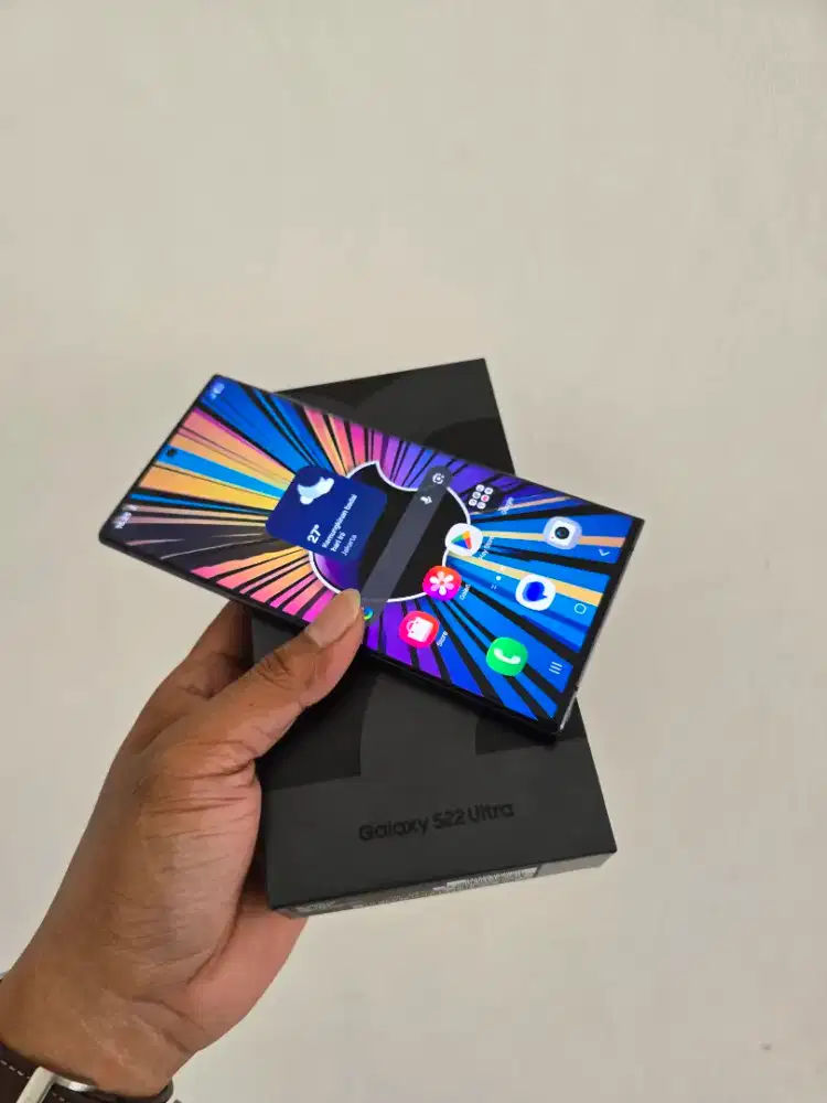 Samsung s22 ultra 5g 12/256gb sein fullset ori no minus spec ok gahar