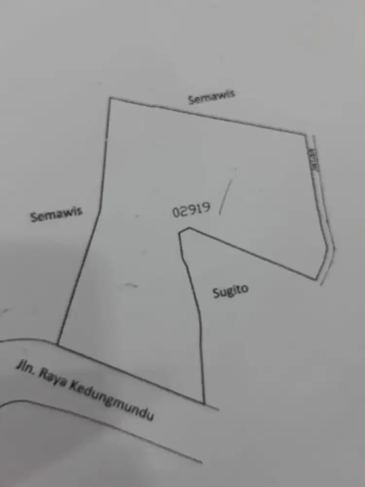 Dijual tanah Murah dibawah Pasaran dekat Unimus Kedungmundu Raya ann