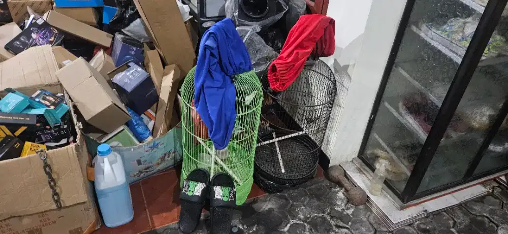 Sangkar burung besar murai dan lovebird