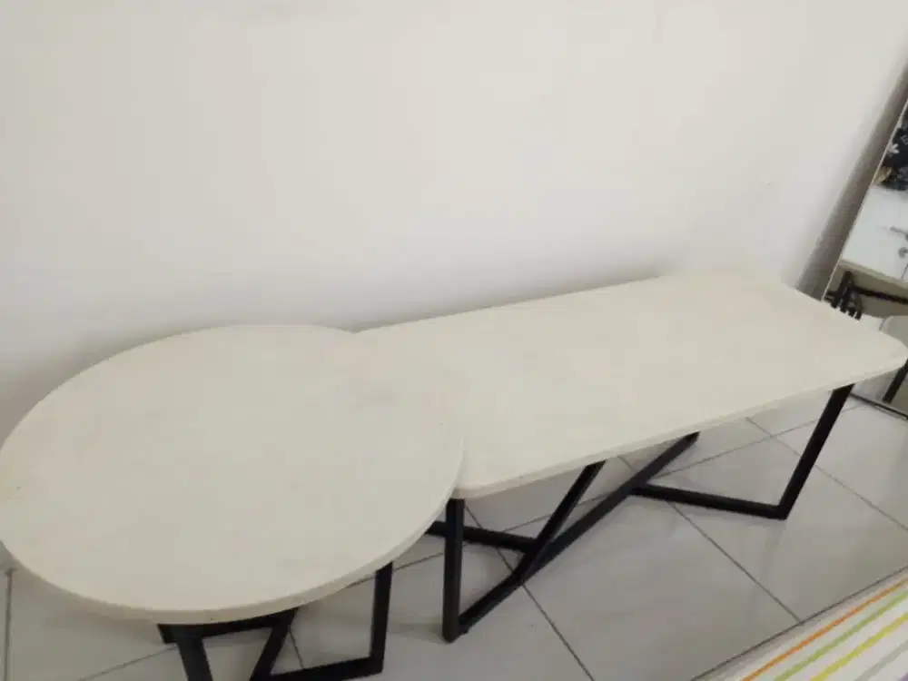 Meja Marmet 1Set (Cellini)