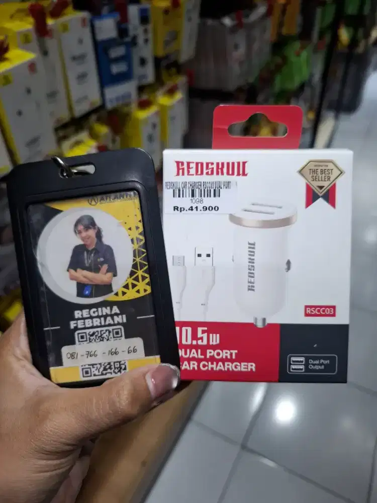 REDSKULLCAR CHARGER RSCC03DUAL PORT | ATLANTIS DAHSYAT