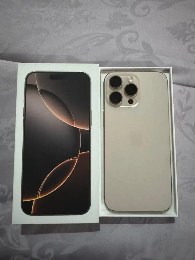 Di Jual Iphone 16 Promax IBox Gold - 256GB (Like new)