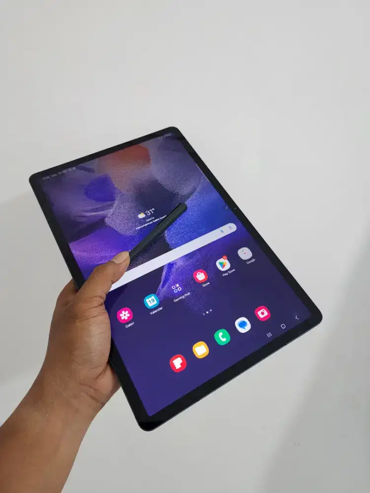 Samsung tab s7 fe 5g 6/128gb sein no minus normal yunit caz dn spen y