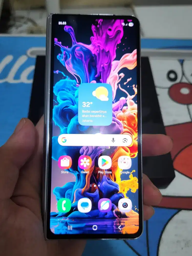 Samsung Z Fold 5 512GB Icy Blue Mulus Murah Bentaran SOLD