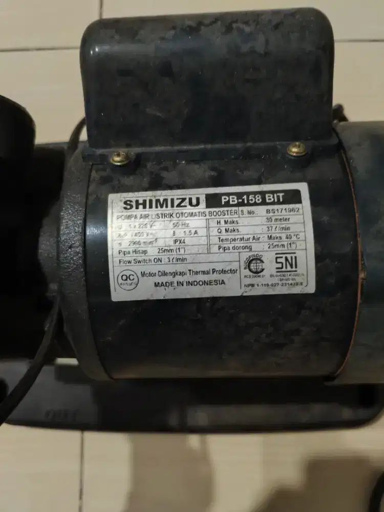 Pompa booster shimizu