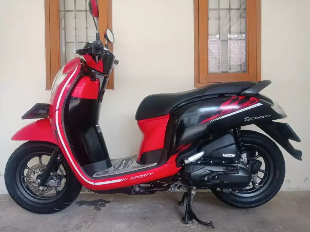KM 28RB PERAK! NEW SCOOPY SPORTY CBS ISS PAJAK PANJANG ORI KAYA BARU!!