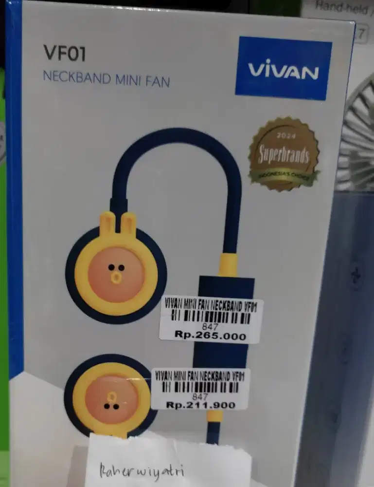 Vivan neckband mini fan VF01