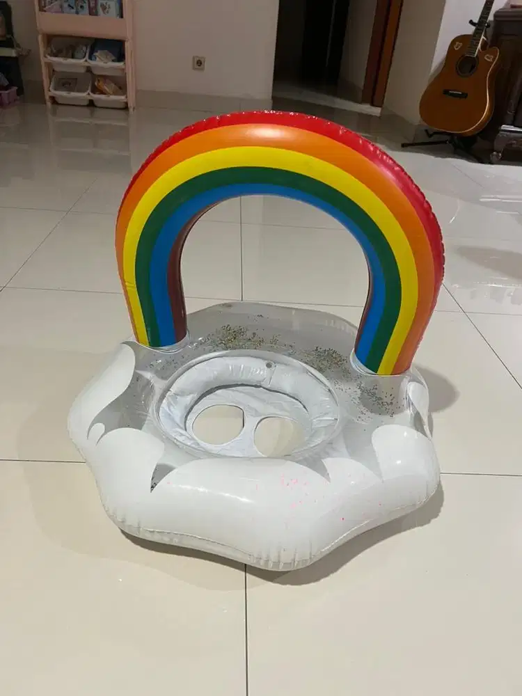 Pelampung ban berenang anak rainbow pelangi