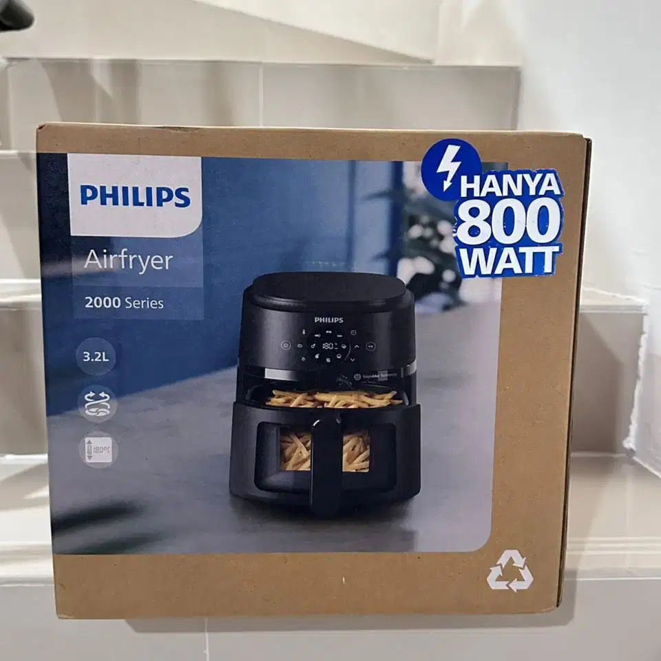 Airfryer Philips Low Watt 3,2 L Digital Layar Sentuh