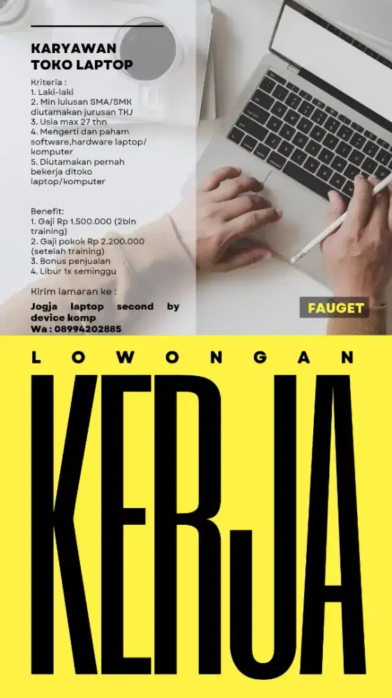 lowongan kerja marketing&teknisi