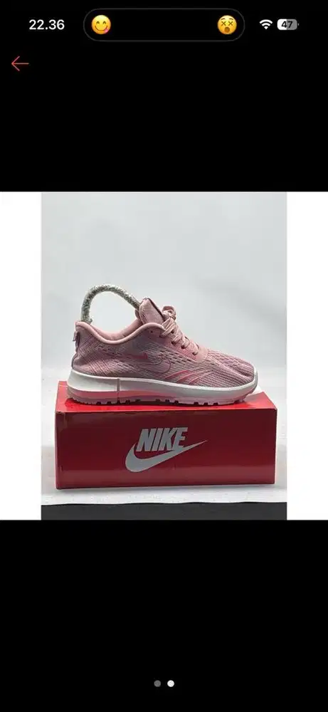 Sepatu pegasus pink 39