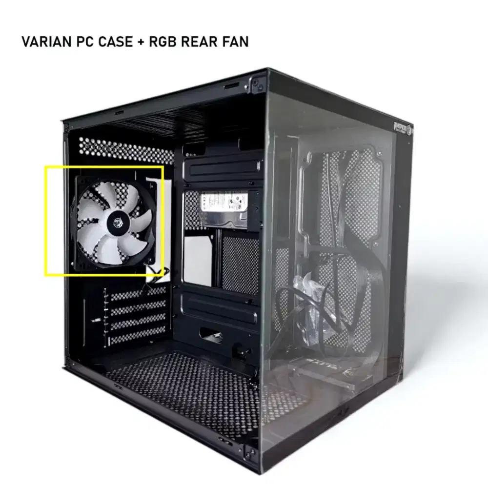 PC CASE CUBE With Rear RGB Fan