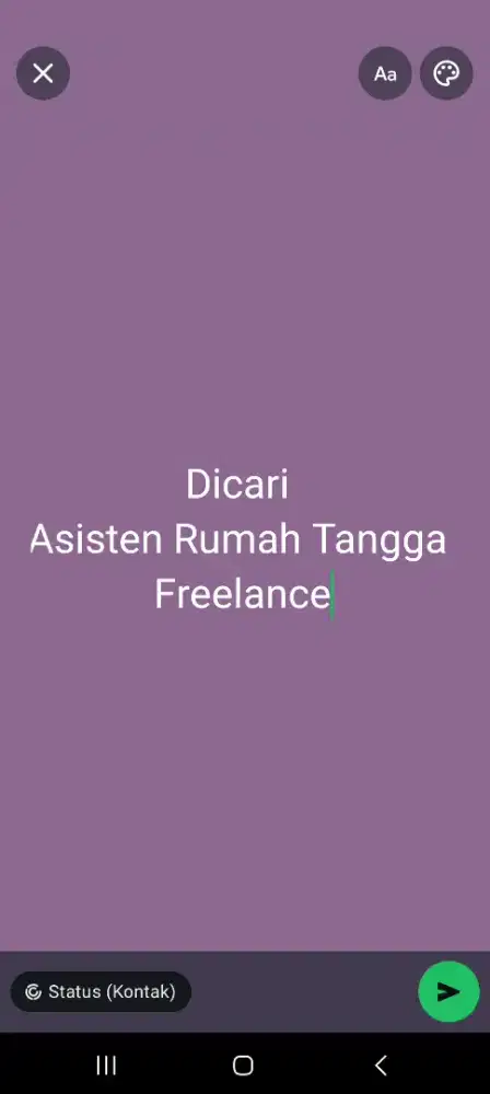 Dicari ART harian PP