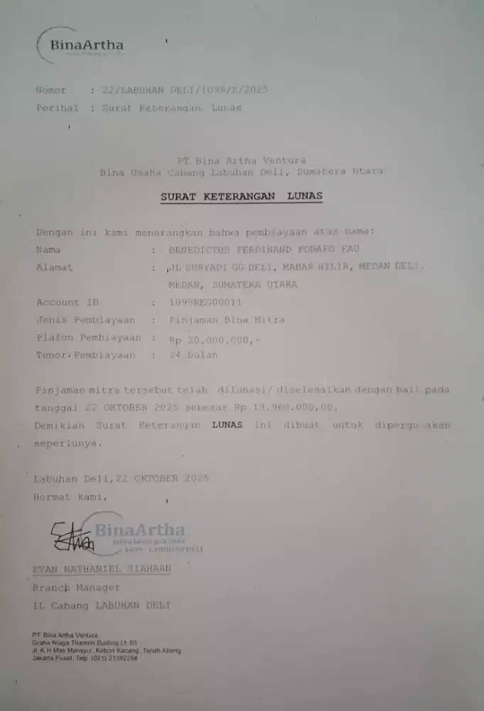 Di jual tanah di jln Deli,pasar 4,Mabar Hilir, Percut Sei tuan