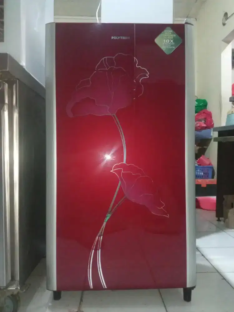 KULKAS POLYTRON 1 PINTU MINIMALIS NORMAL SIAP PAKAI/ NETT