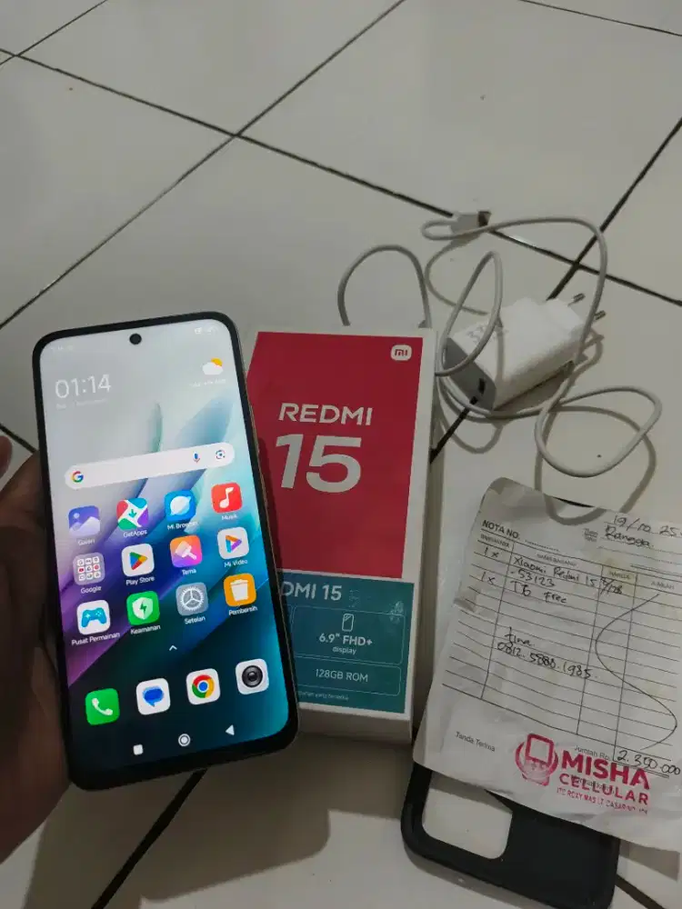 REDMI 15  PEMAKAIAN 2 MINGGU KURANG SATSET AJA CEK KERUMAH