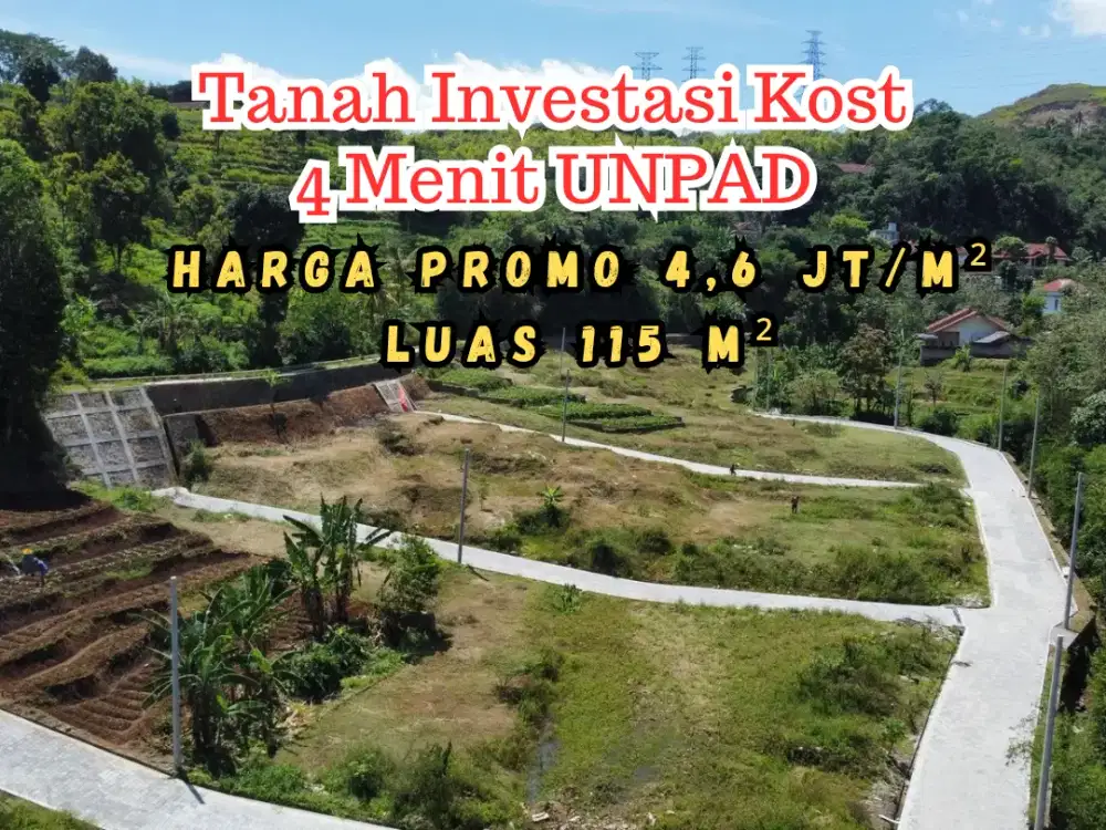 Tanah Investasi Dekat Unpad dan ITB