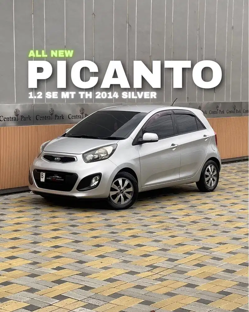 New Picanto SE 1.2 Manual 2014 Silver Istimewa