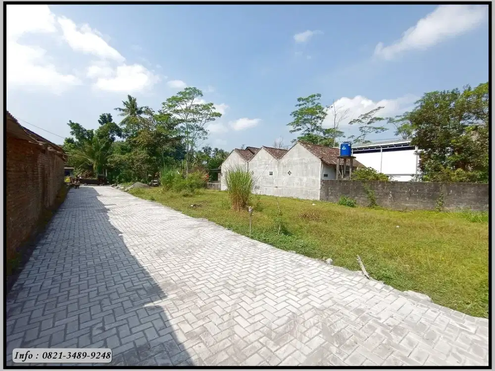 Kavling Tanah Tempel, dekat Exit Tol Jogja-Semarang : SHM Murah