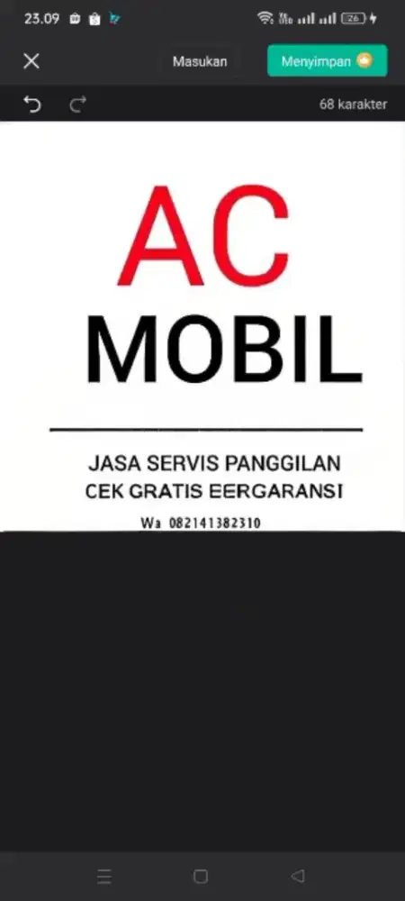 AC mobil panggilan