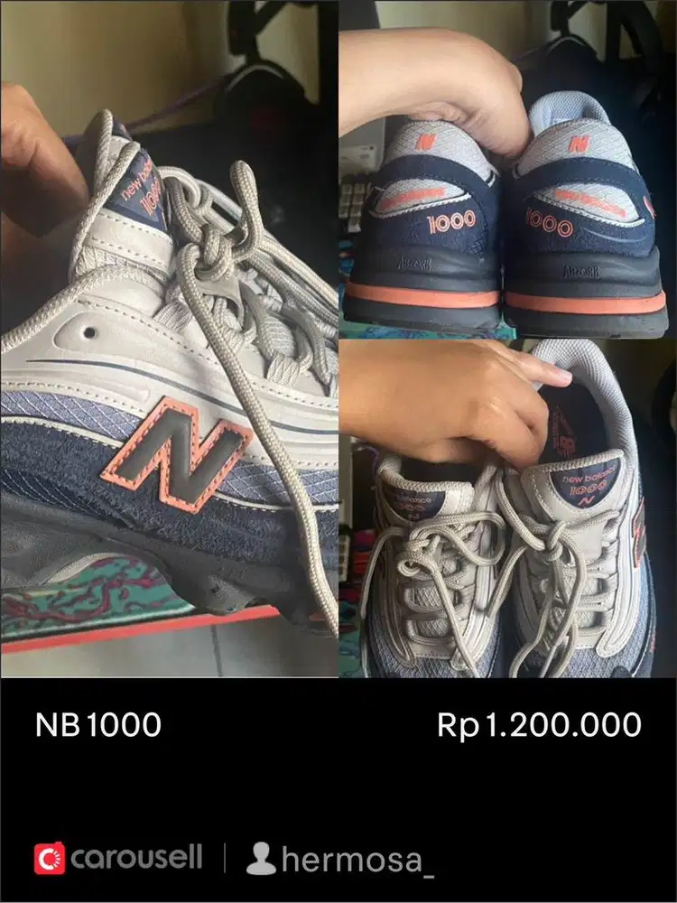 Sepatu NB 1000 ori uk 37,5
