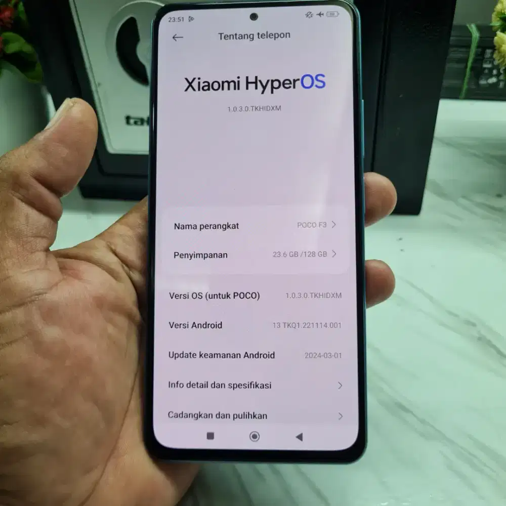 XIAOMI POCO F3 6/128 SECOND RESMI