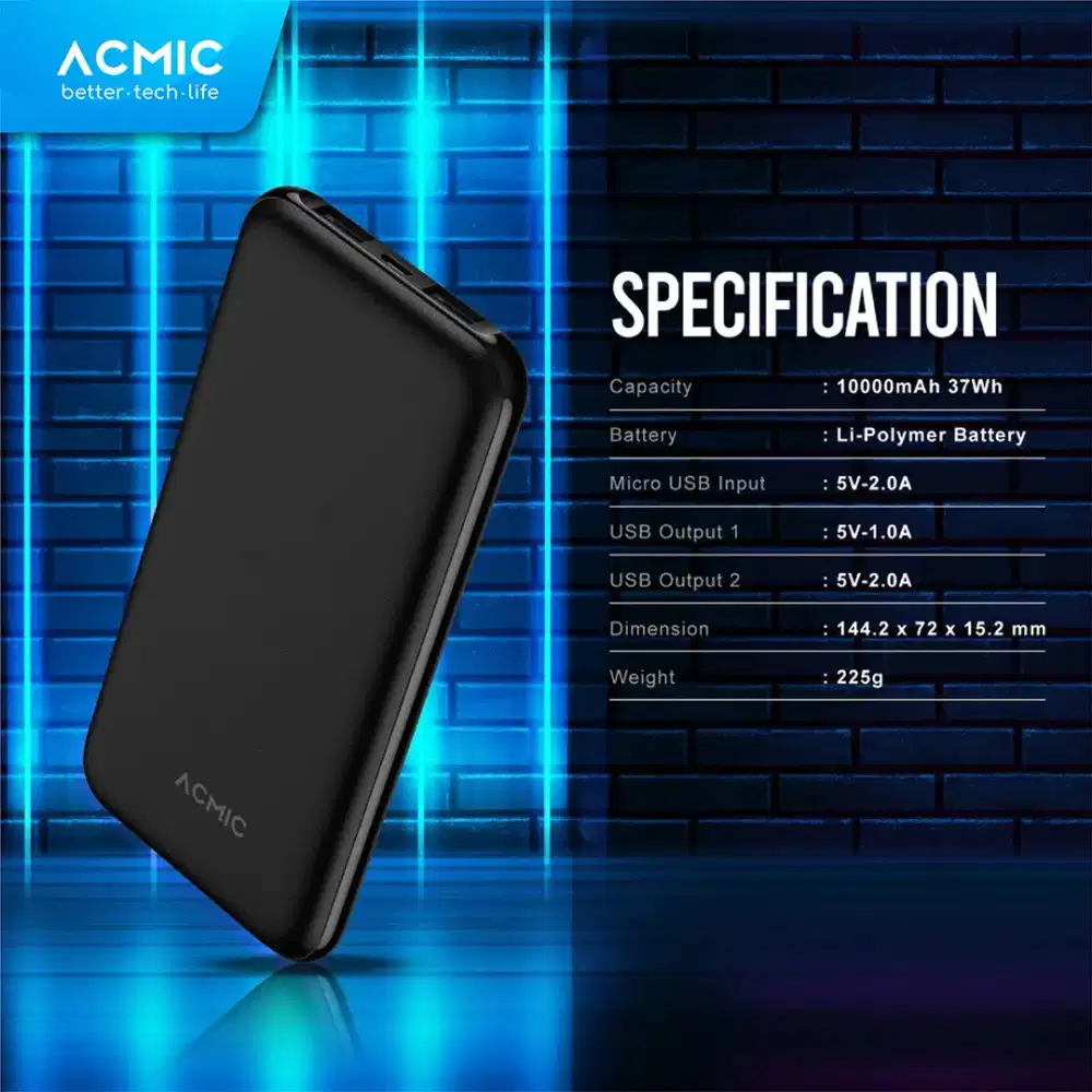 Acmic Powerbank Powerslim