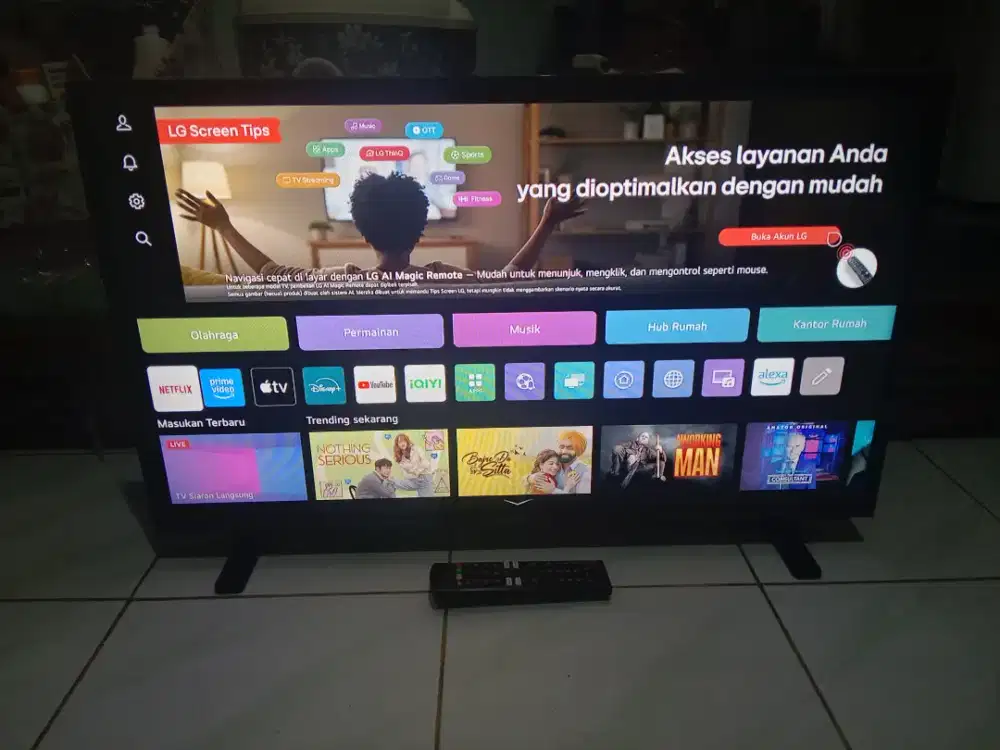 HRGA:1.450NET PAS,SMARTV LG 32IN'TYPE TRBARU TAHUN 2025,BUKAN YG LAMA