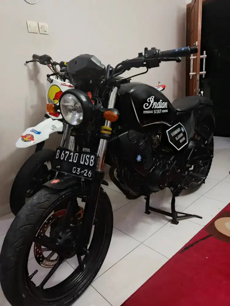 Yamaha byson th 2012 simple modif 160 boomber sposter