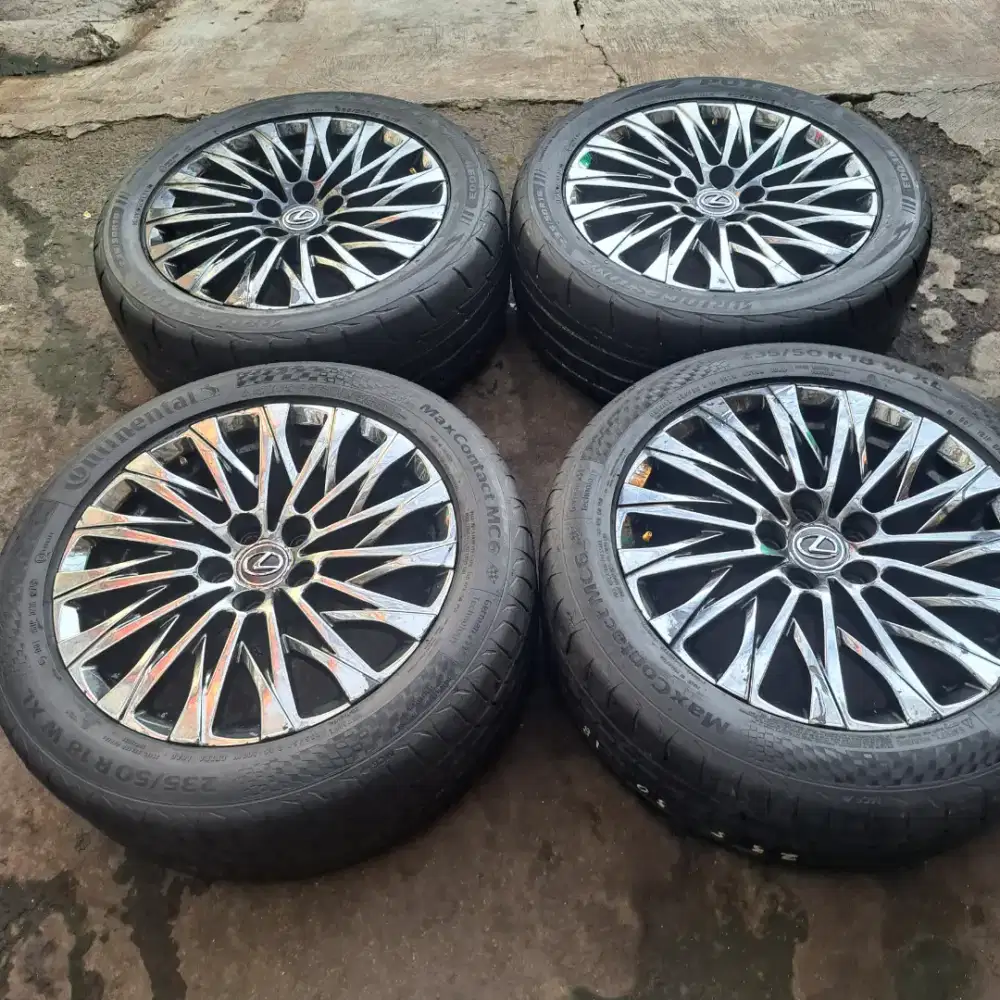 Velg r18 lexus for vellfire alphard camry nav innova rush terios dll