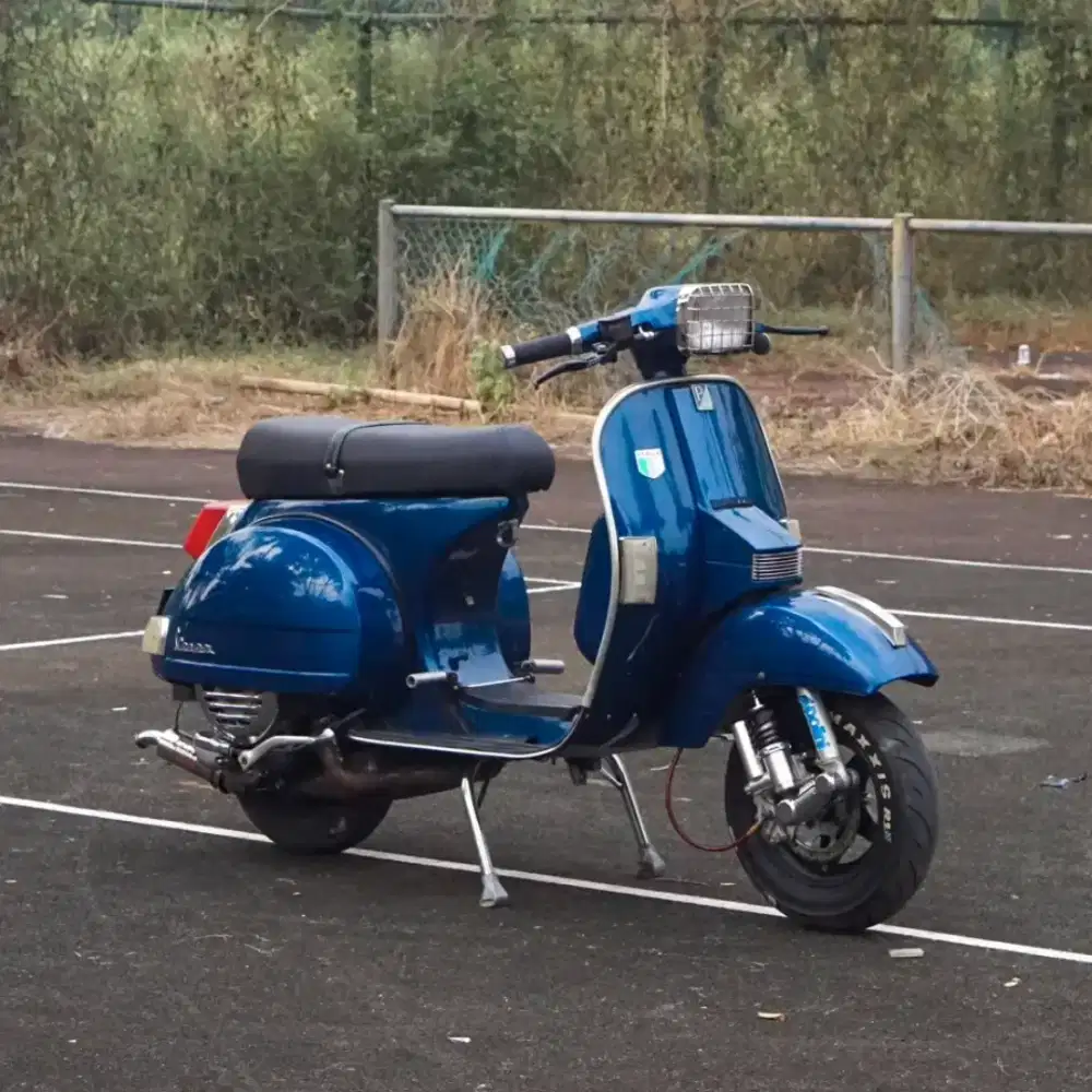 Vespa ps sudah di modifikasi