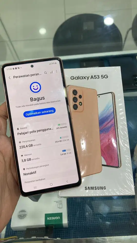 Samsung A53 5g 8/256 fulset ori no minus