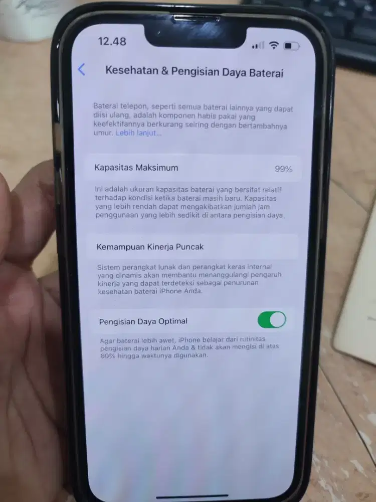 IPHONE 13 MIDNIGHT BLUE GARANSI IBOX ON MEI 2026