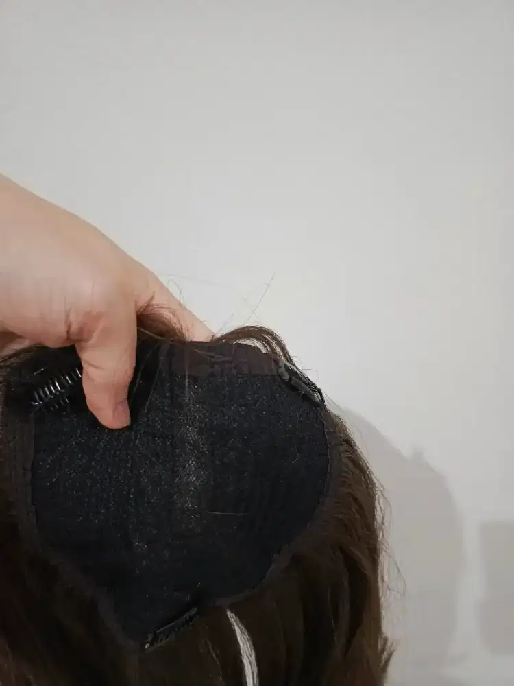 Wig wanita dark brown