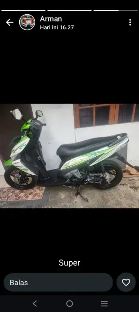 Honda vario 110 carbu tgn1 100% full original istimewa asli punja broo