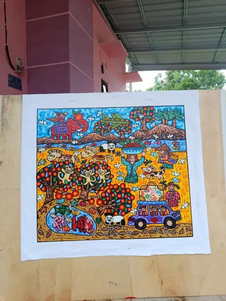Lukisan Repro Erica Hesti Panen 2