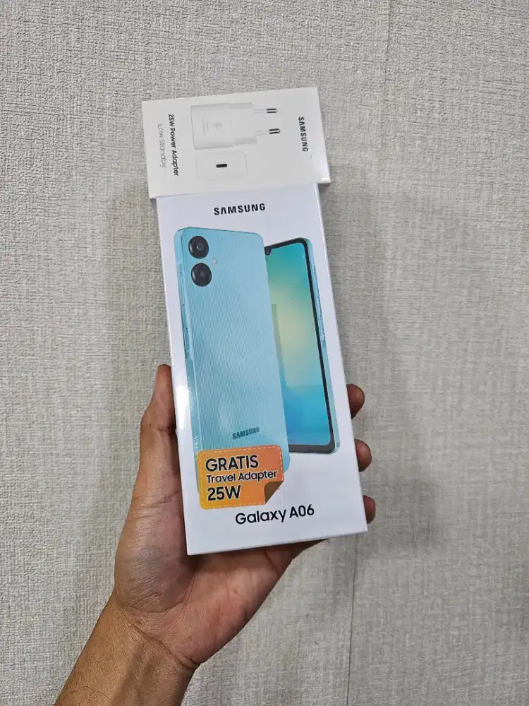 Samsung A06 LTE 6+128gb New garansi resmi bisa cash/cicilan paylatter