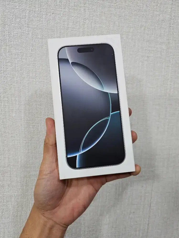 Iphone 16 Pro 128 open segel (belum aktif) bisa cash/cicilan paylatter