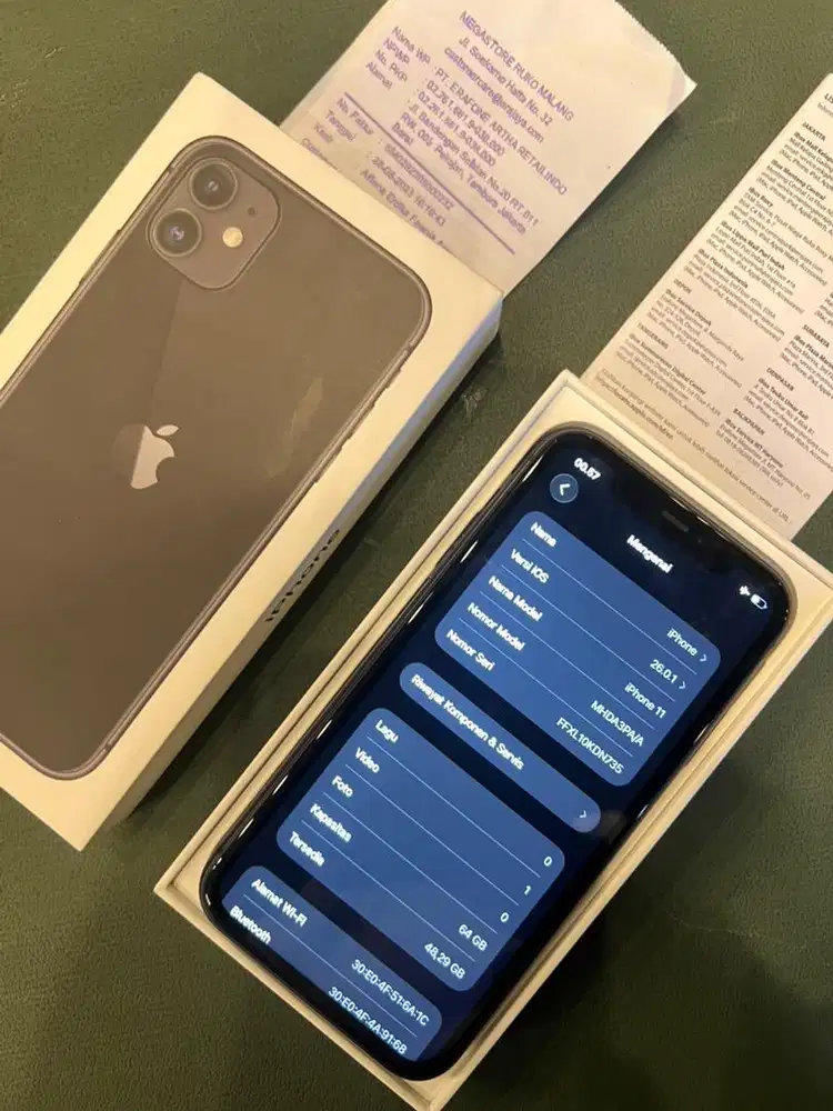 IPHONE 11 64GB IBOX RESMI