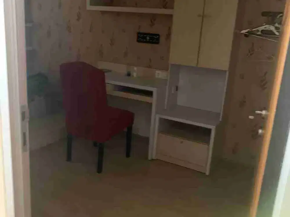 PUNCAK PERMAI TERMURAH ‼️ Apartemen 2BR jadi 1 BR Furnish Siap Huni Lantai 5