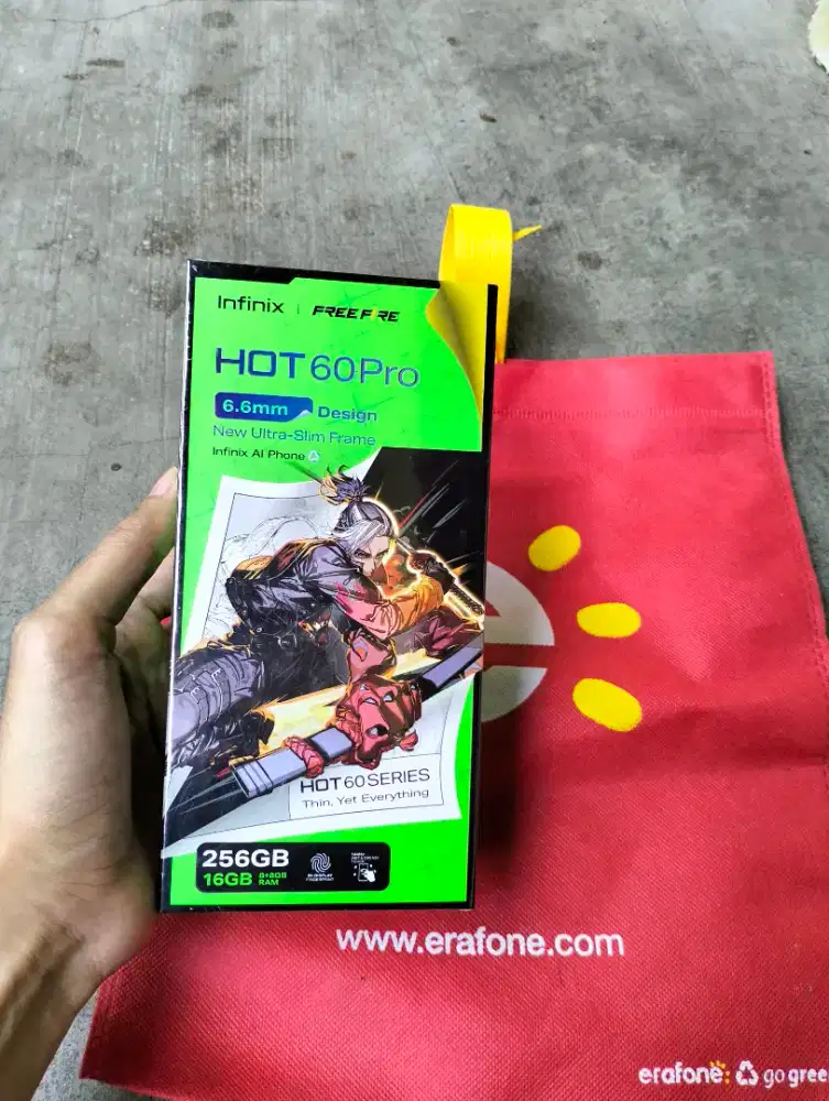 JUAL AJA INFINIX HOT 60 PRO KONDISI BARU 8/256 hitam